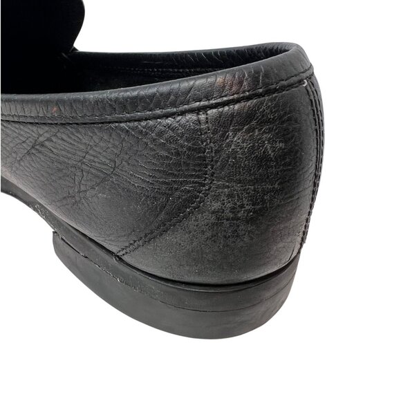 Salvatore Ferragamo Mens 13 Gancini Bit Loafers Black Leather Driving Shoes Flaw main image 11